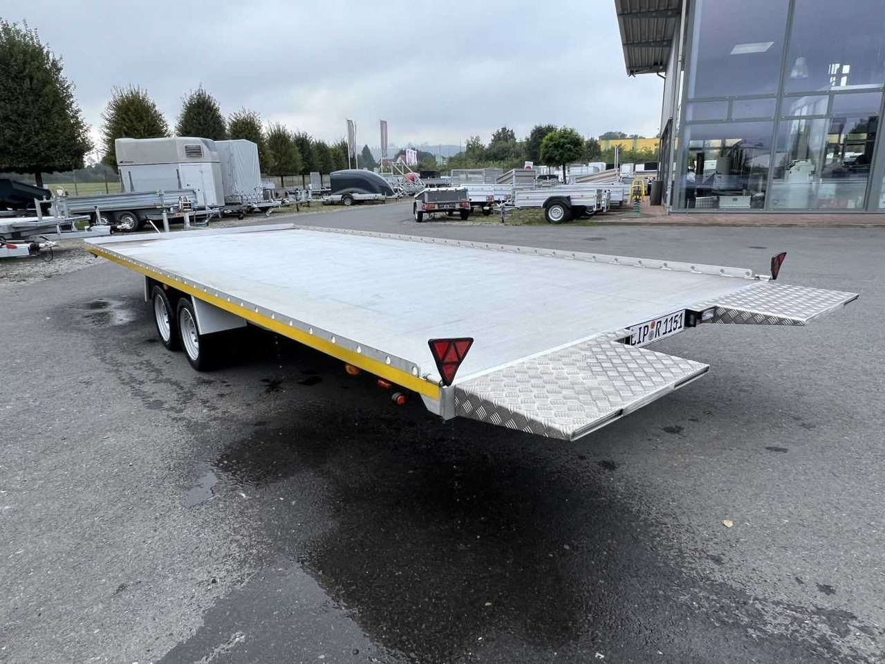 SCHARFEN Typ 13 Alu Autotransporter - Автовоз ремарке: снимка 3 SCHARFEN Typ 13 Alu Autotransporter - Автовоз ремарке: снимка 3