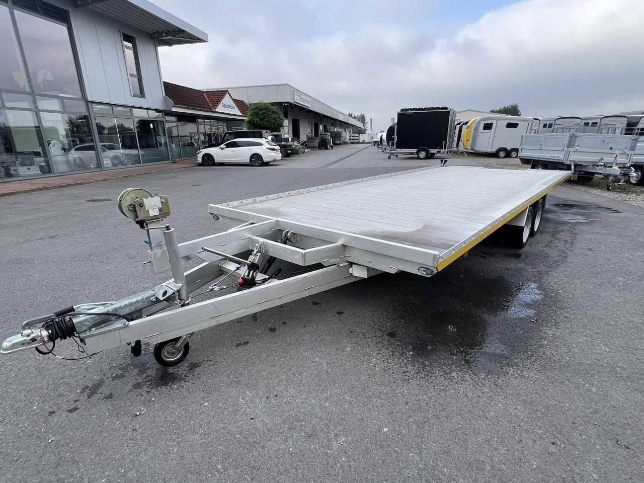 SCHARFEN Typ 13 Alu Autotransporter - Автовоз ремарке: снимка 4 SCHARFEN Typ 13 Alu Autotransporter - Автовоз ремарке: снимка 4