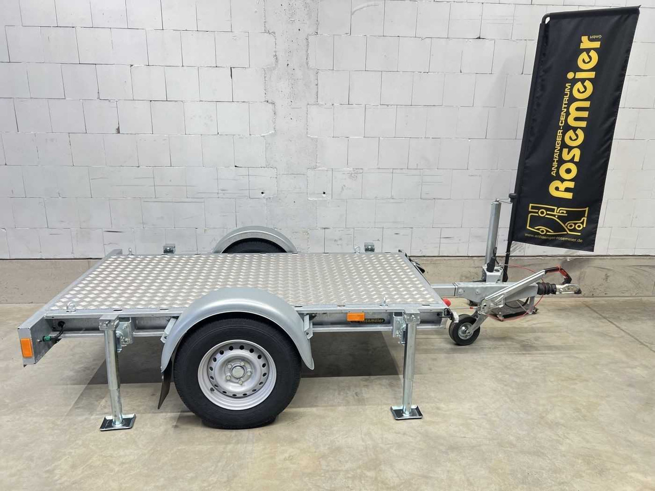 Нови Ремарке за мотор VEZEKO Generator 1-Achser Maschinentransporter: снимка 1