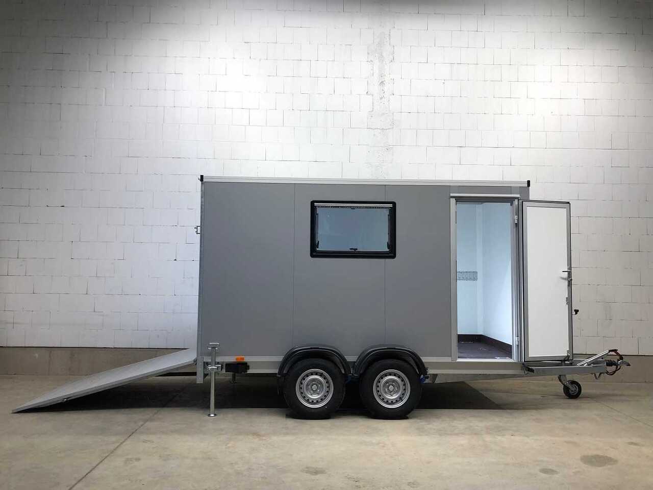 VEZEKO TK B 27.35 Rampe Tür Fenster Kofferanhänger - Затворена каросерия ремарке: снимка 1 VEZEKO TK B 27.35 Rampe Tür Fenster Kofferanhänger - Затворена каросерия ремарке: снимка 1