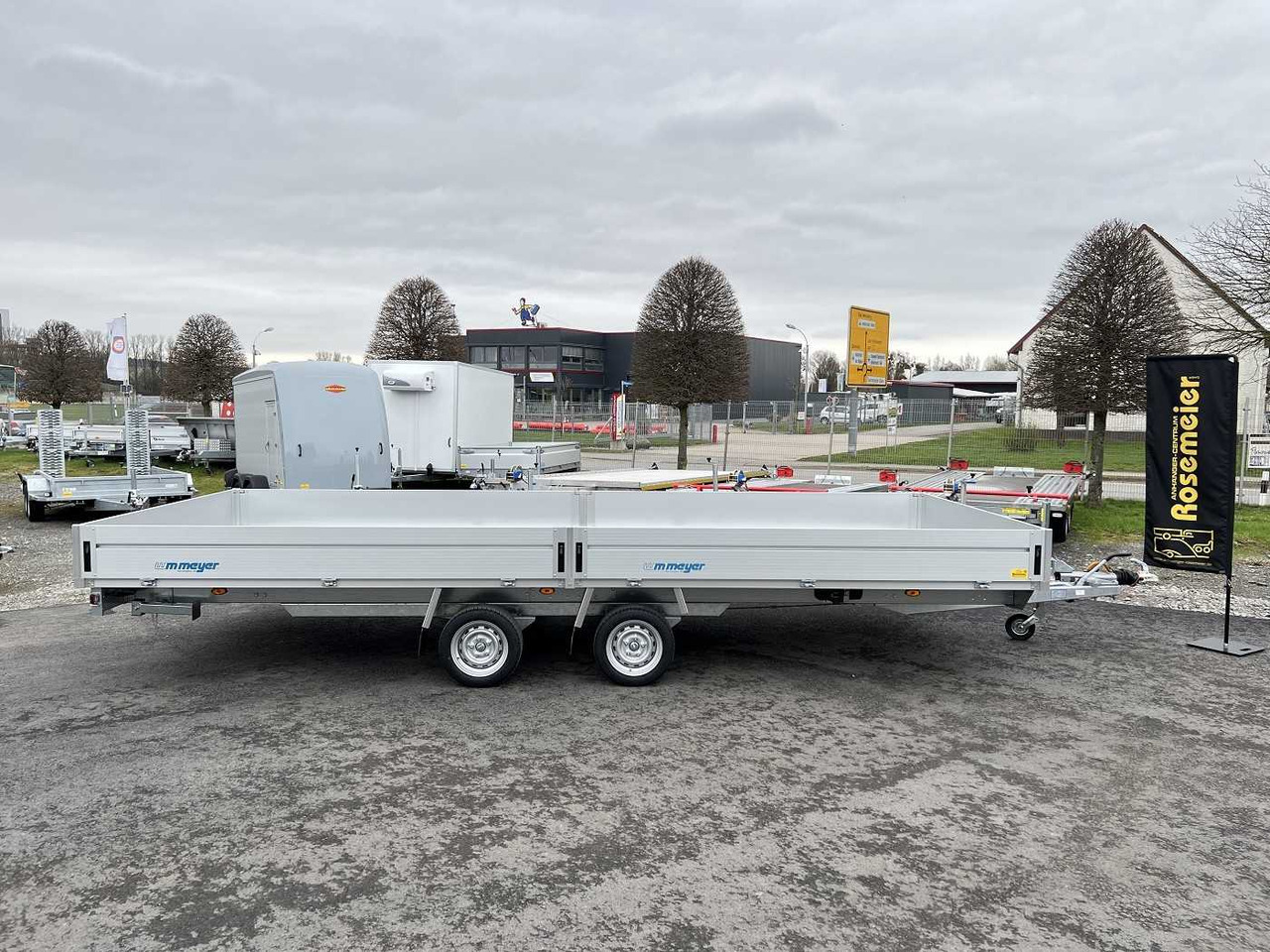 WM MEYER HLC 3560/244 Ti Hochlader - Бордово ремарке/ Платформа: снимка 1 WM MEYER HLC 3560/244 Ti Hochlader - Бордово ремарке/ Платформа: снимка 1