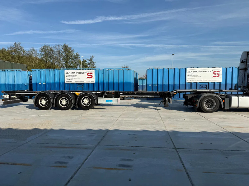 D-Tec Flexitrailer 3x Extandable / For all sizes container/tyres all 80%/Holland Trailer - Контейнеровоз/ Сменна каросерия полуремарке: снимка 3 D-Tec Flexitrailer 3x Extandable / For all sizes container/tyres all 80%/Holland Trailer - Контейнеровоз/ Сменна каросерия полуремарке: снимка 3