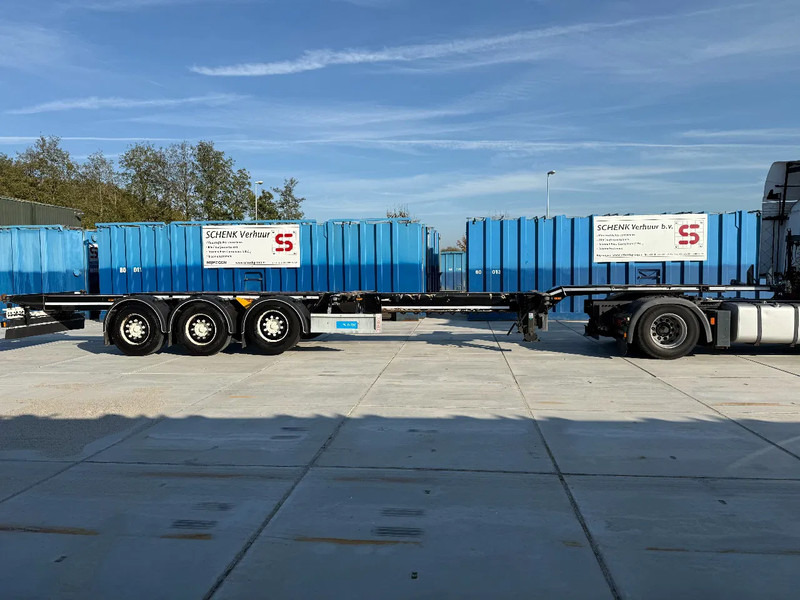 D-Tec Flexitrailer 3x Extandable / For all sizes container/tyres all 80%/Holland Trailer - Контейнеровоз/ Сменна каросерия полуремарке: снимка 2 D-Tec Flexitrailer 3x Extandable / For all sizes container/tyres all 80%/Holland Trailer - Контейнеровоз/ Сменна каросерия полуремарке: снимка 2