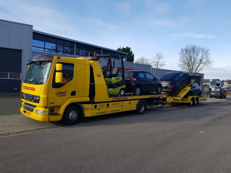 DAF LF 45 LF45-220 Abschelppwagen Falkom mit Anhanger / Schiebeplateau / Brill / Winde / Top Zustand - Автовоз камион: снимка 4 DAF LF 45 LF45-220 Abschelppwagen Falkom mit Anhanger / Schiebeplateau / Brill / Winde / Top Zustand - Автовоз камион: снимка 4
