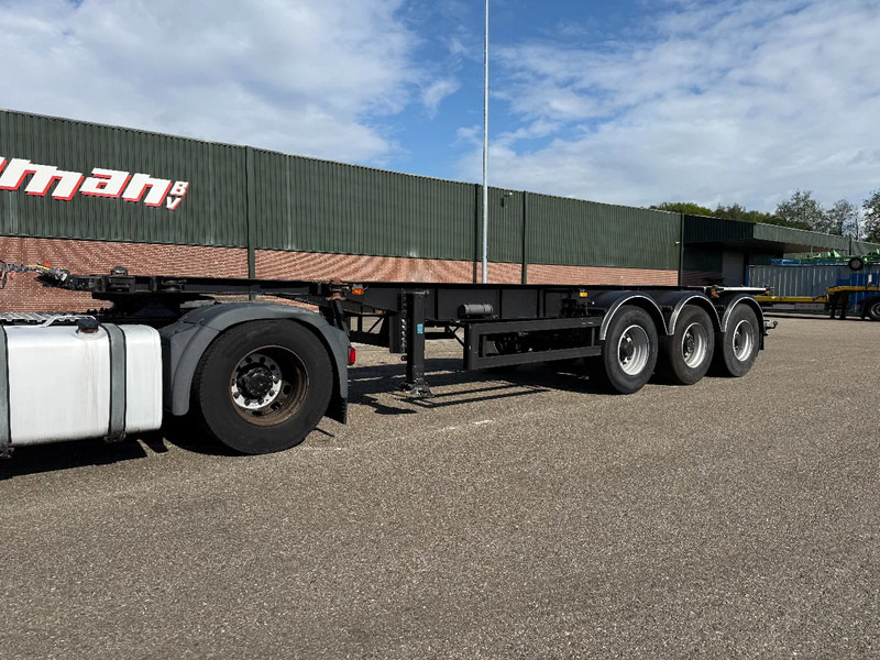 Van Hool Van Hool container chassis / SAF drum / 2x Lift Axle / tankcontainer - Контейнеровоз/ Сменна каросерия полуремарке: снимка 4 Van Hool Van Hool container chassis / SAF drum / 2x Lift Axle / tankcontainer - Контейнеровоз/ Сменна каросерия полуремарке: снимка 4