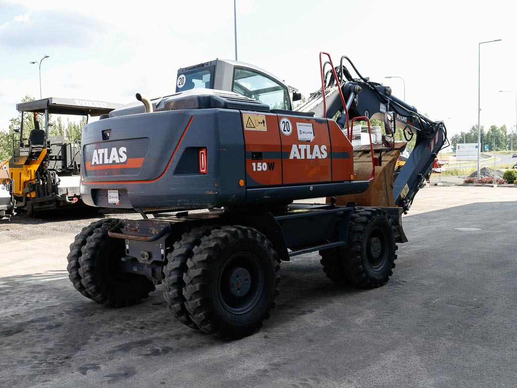 ATLAS 150W - Колесен багер: снимка 5 ATLAS 150W - Колесен багер: снимка 5