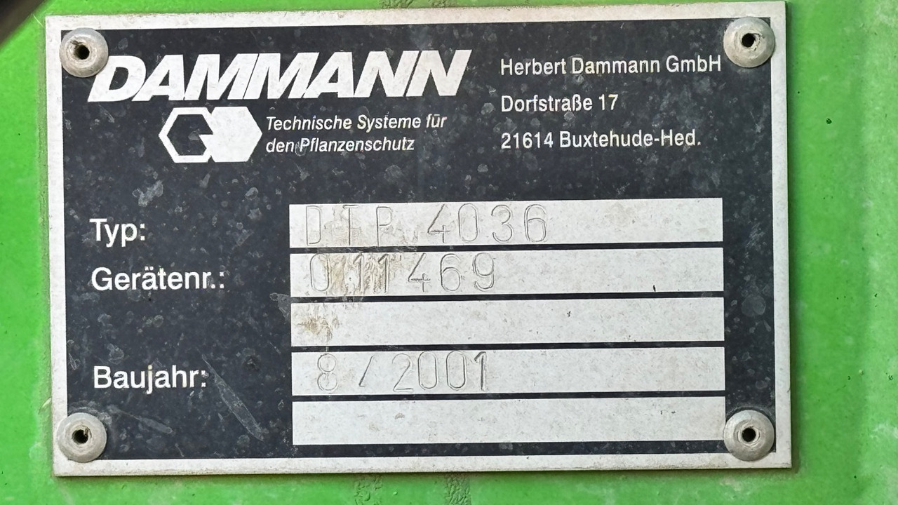 Dammann DTP 4036 ProfiClass in TOP Condition - Самоходна пръскачка: снимка 4 Dammann DTP 4036 ProfiClass in TOP Condition - Самоходна пръскачка: снимка 4