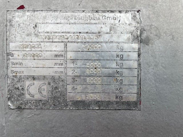 Брезентово полуремарке Renders Bordwandauflieger Schiebeplane Schiebeverdeck: снимка 23