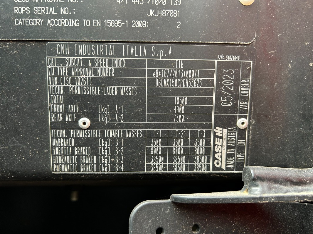 Трактор Case Maxxum 150 CVX: снимка 20