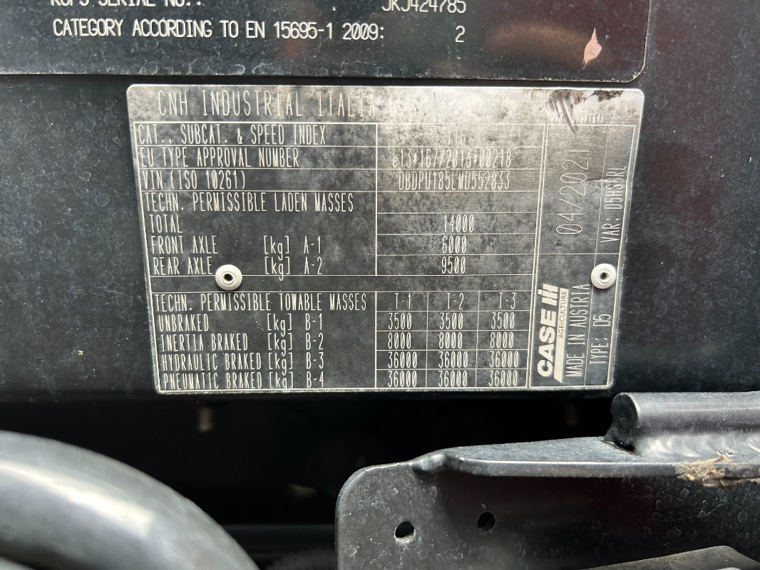 Трактор Case Puma 185 CVX: снимка 13