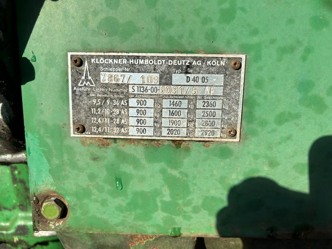 Deutz D 4005 - Трактор: снимка 2 Deutz D 4005 - Трактор: снимка 2
