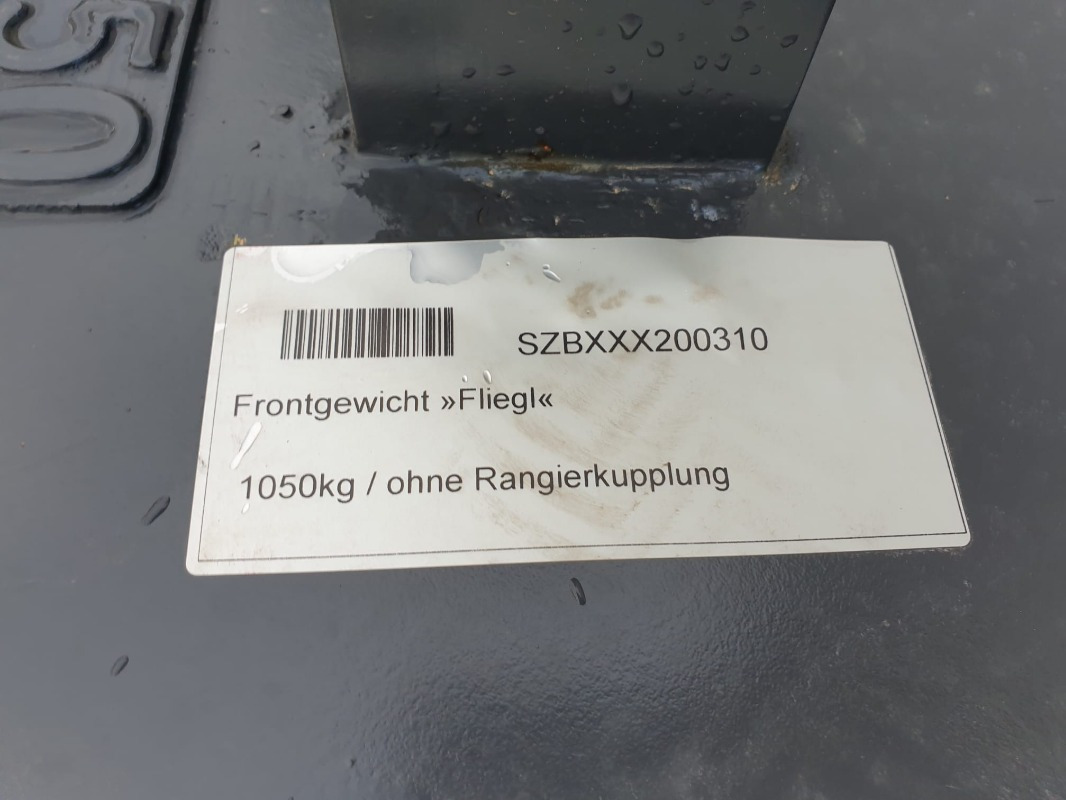 Fliegl GEWICHT 1.050KG - Противовес: снимка 3 Fliegl GEWICHT 1.050KG - Противовес: снимка 3