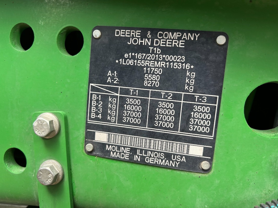 John Deere 6155R - Трактор: снимка 4 John Deere 6155R - Трактор: снимка 4