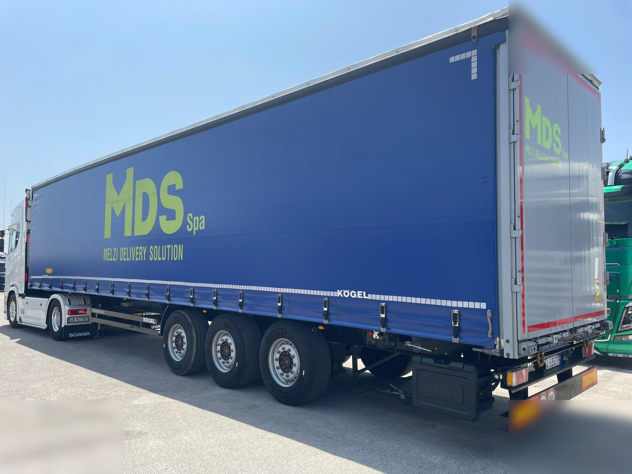 KÖGEL  - Брезентово полуремарке: снимка 5 KÖGEL  - Брезентово полуремарке: снимка 5