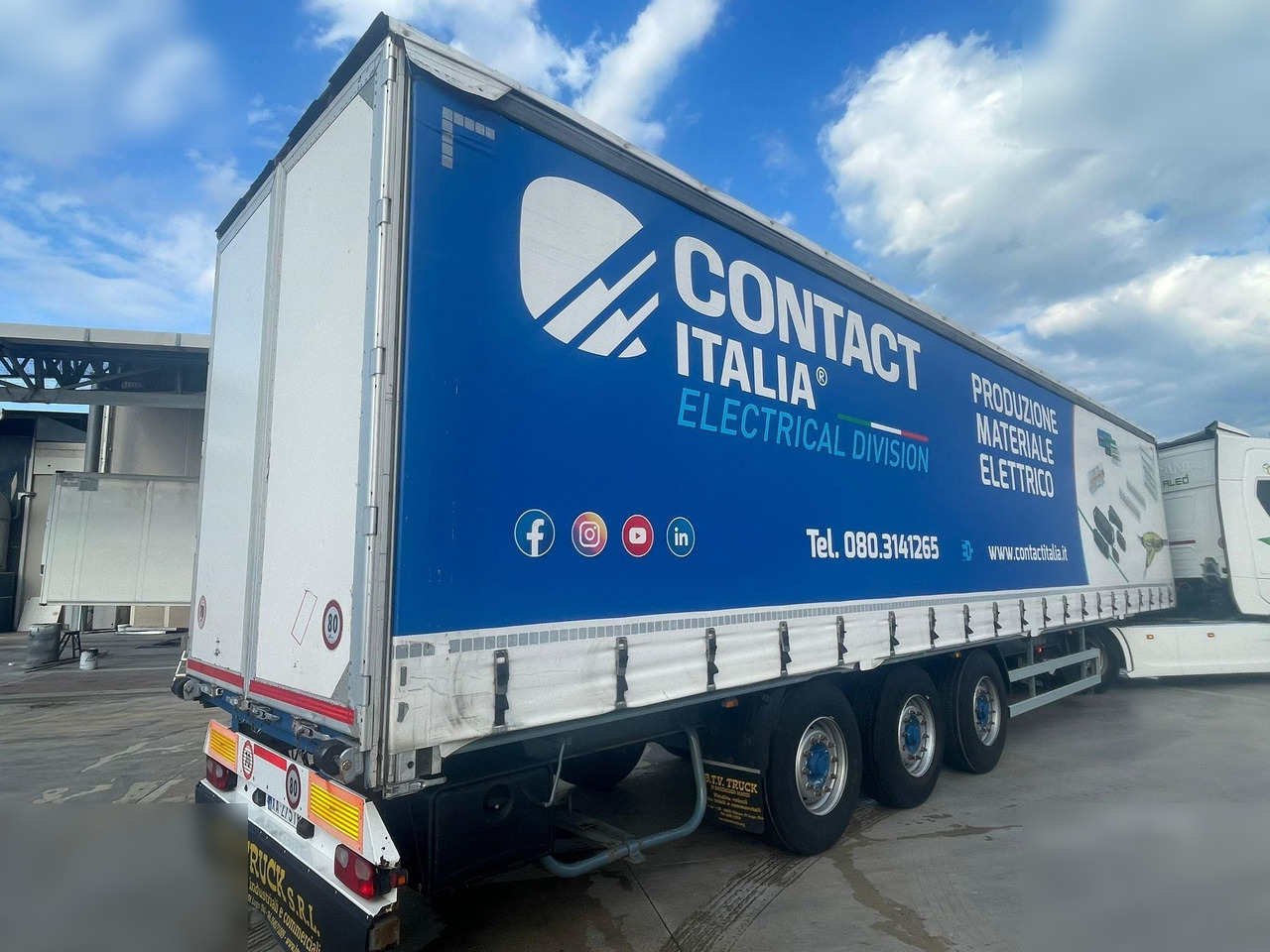 MERKER  - Брезентово полуремарке: снимка 1 MERKER  - Брезентово полуремарке: снимка 1