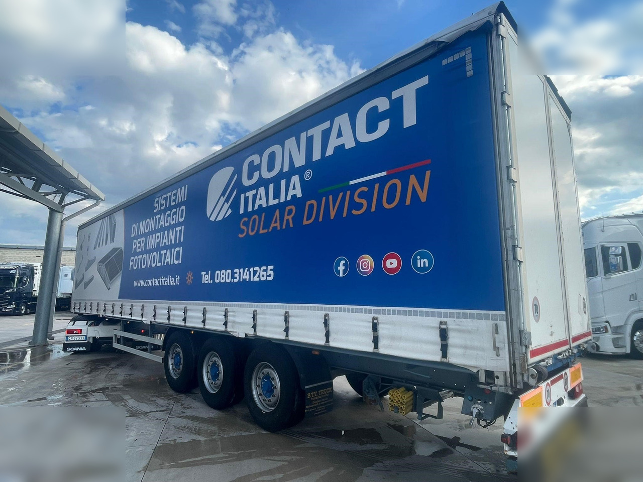 MERKER  - Брезентово полуремарке: снимка 2 MERKER  - Брезентово полуремарке: снимка 2