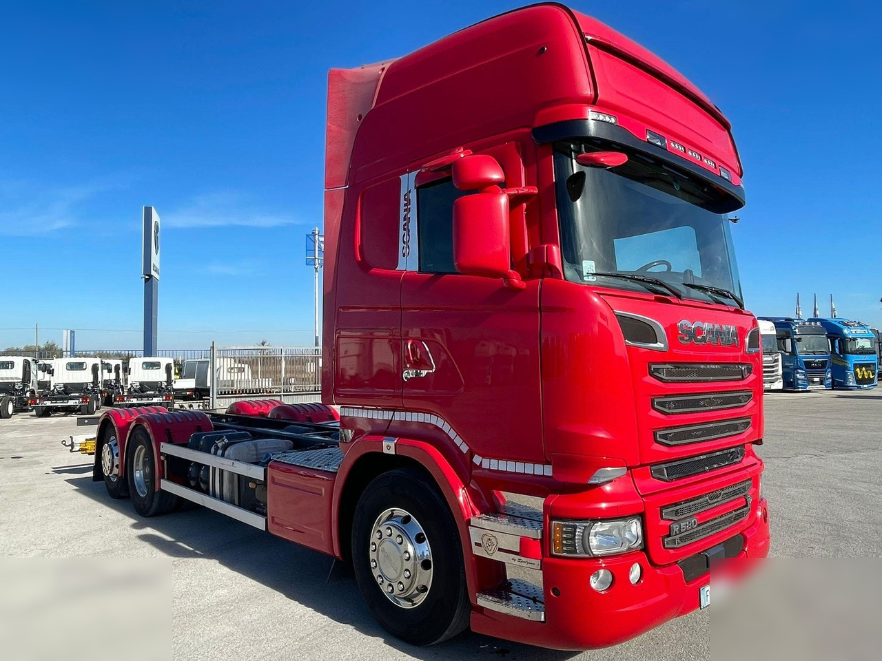 Контейнеровоз/ Сменна каросерия камион SCANIA R580: снимка 8