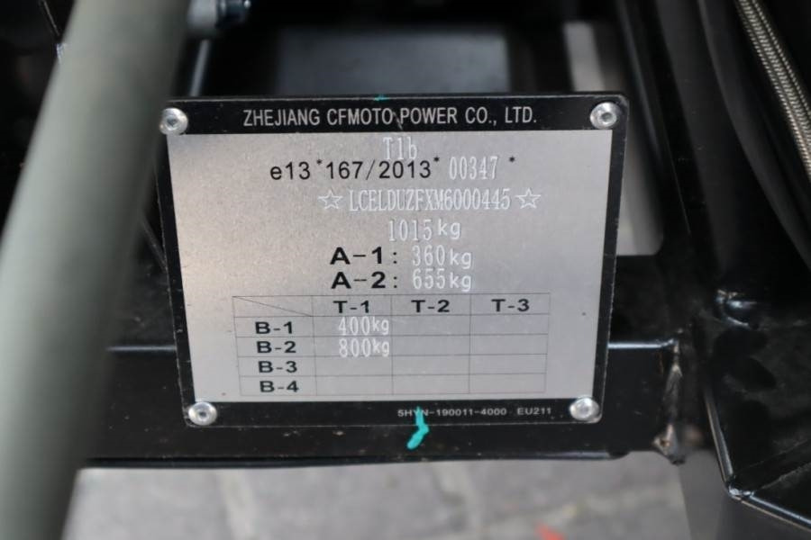 Четириколка CFMoto UFORCE 600 Valid Inspection, *Guarantee! Dutch Reg: снимка 7