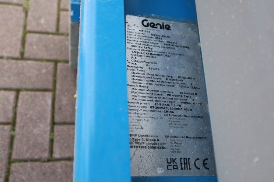 Ножична работна платформа Genie GS1932 E-Drive New And Available Directly From Sto: снимка 7 Ножична работна платформа Genie GS1932 E-Drive New And Available Directly From Sto: снимка 7