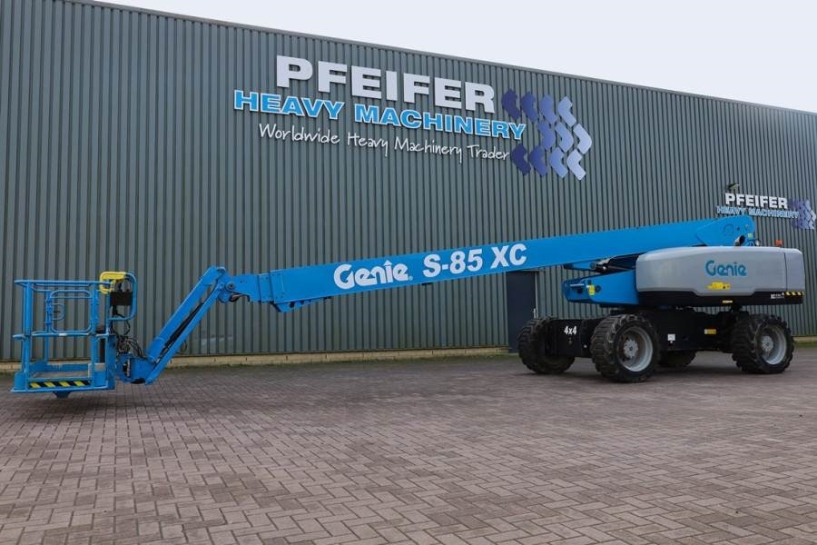 Genie S-85XC Valid inspection, *Guarantee! Diesel, 4x4 D - Телескопична платформа: снимка 1 Genie S-85XC Valid inspection, *Guarantee! Diesel, 4x4 D - Телескопична платформа: снимка 1