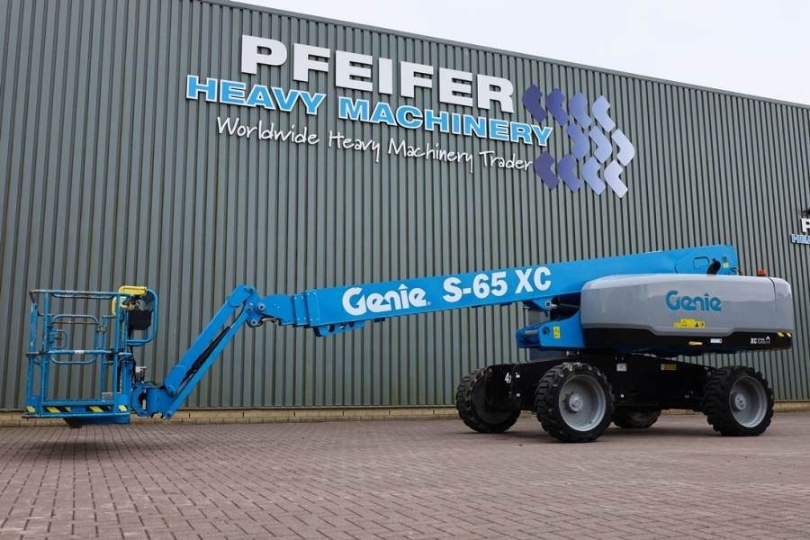 Genie S65XC Guarantee! Diesel, 4x4 Drive, 21.8m Working - Телескопична платформа: снимка 1 Genie S65XC Guarantee! Diesel, 4x4 Drive, 21.8m Working - Телескопична платформа: снимка 1
