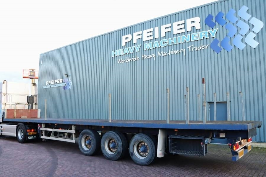 Groenewegen DRO-12-27 3 Axle Trailer, 32t Capacity, BPW Axles - Бордово полуремарке/ Платформа: снимка 4 Groenewegen DRO-12-27 3 Axle Trailer, 32t Capacity, BPW Axles - Бордово полуремарке/ Платформа: снимка 4