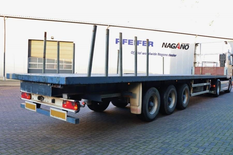 Groenewegen DRO-12-27 3 Axle Trailer, 32t Capacity, BPW Axles - Бордово полуремарке/ Платформа: снимка 3 Groenewegen DRO-12-27 3 Axle Trailer, 32t Capacity, BPW Axles - Бордово полуремарке/ Платформа: снимка 3