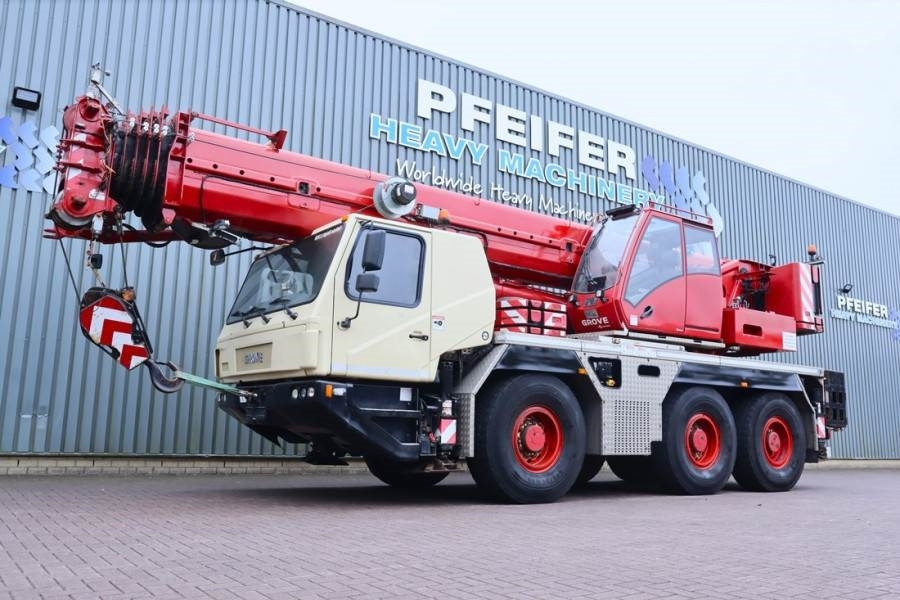Grove GMK3060 Diesel, 6x6x6 Drive, 60t Capacity, 43m Mai - Кран за всякакви терени: снимка 1 Grove GMK3060 Diesel, 6x6x6 Drive, 60t Capacity, 43m Mai - Кран за всякакви терени: снимка 1