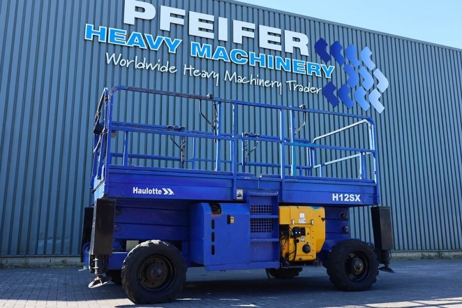 Haulotte H12SX Diesel, 4x4 Drive, 12m Working Height, 700kg - Ножична работна платформа: снимка 1 Haulotte H12SX Diesel, 4x4 Drive, 12m Working Height, 700kg - Ножична работна платформа: снимка 1