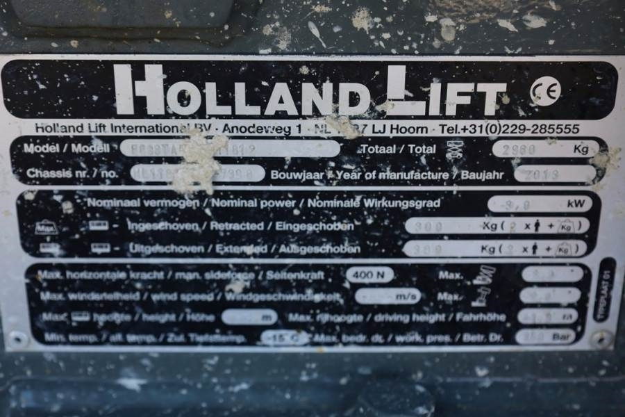 Ножична работна платформа Holland Lift Ecostar HL-11812 Electric, 14m Working Height, 300: снимка 6