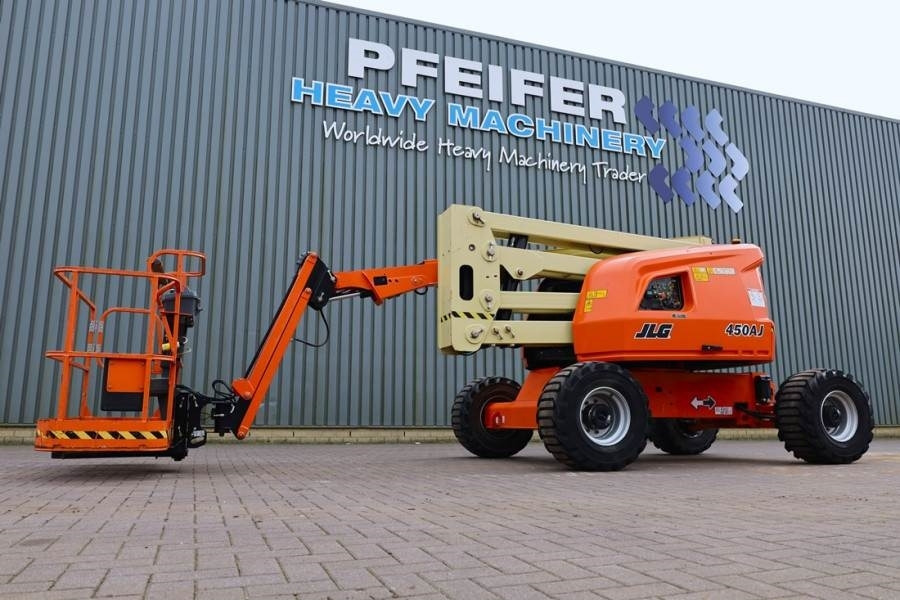 JLG 450AJ Diesel, 4x4 Drive, 16m Working Height, 7.5m - Артикулираща платформа: снимка 1 JLG 450AJ Diesel, 4x4 Drive, 16m Working Height, 7.5m - Артикулираща платформа: снимка 1