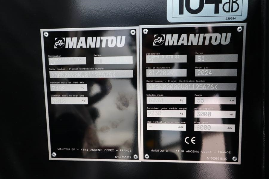 Мотокар с висока проходимост Manitou M30-4 Valid inspection, *Guarantee! Diesel, 4x4 Dr: снимка 6