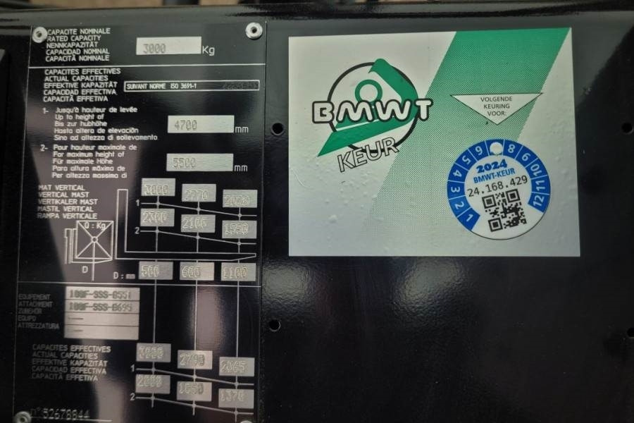 Мотокар с висока проходимост Manitou M30-4 Valid inspection, *Guarantee, Diesel, 4x4 Dr: снимка 6