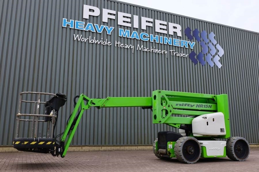 Niftylift HR15N Hybrid MK3 Hybrid, 4x2 Drive, 15.5m Working - Артикулираща платформа: снимка 1 Niftylift HR15N Hybrid MK3 Hybrid, 4x2 Drive, 15.5m Working - Артикулираща платформа: снимка 1