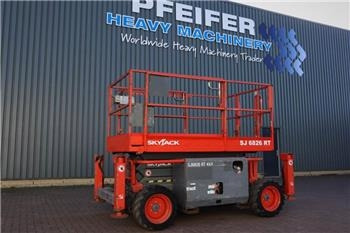 SkyJack SJ6826 Diesel, 4x4 Drive, 10m Working Height, 567k - Ножична работна платформа: снимка 1 SkyJack SJ6826 Diesel, 4x4 Drive, 10m Working Height, 567k - Ножична работна платформа: снимка 1