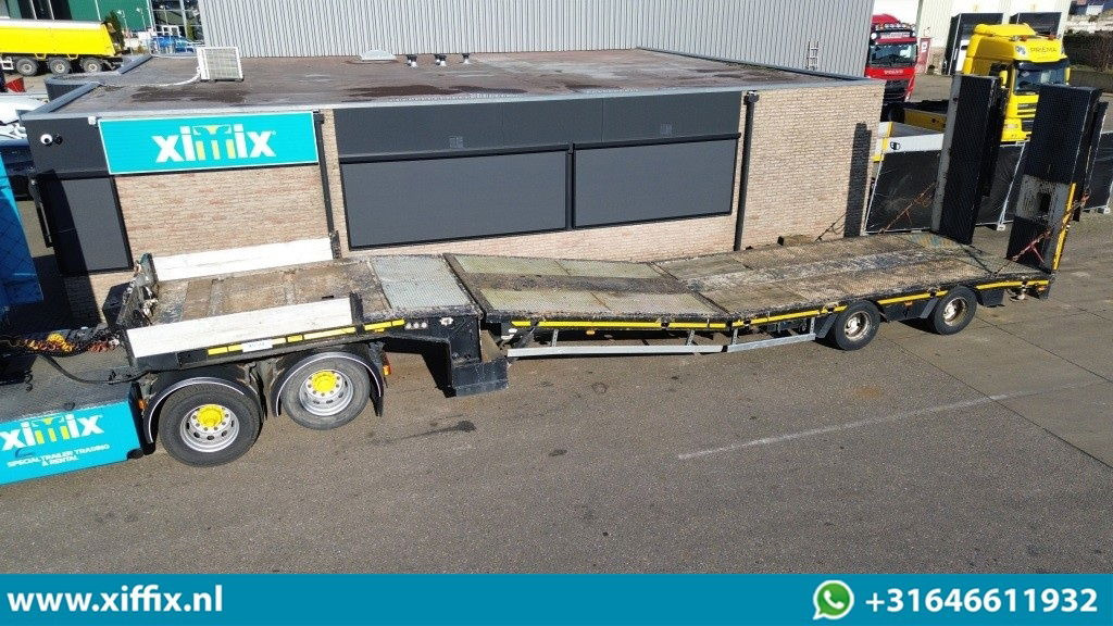 Faymonville 2-ass. Semi-dieplader met dubbele hydr. Kleppen en hefbed / 2x gestu - Нискорамна площадка полуремарке: снимка 1 Faymonville 2-ass. Semi-dieplader met dubbele hydr. Kleppen en hefbed / 2x gestu - Нискорамна площадка полуремарке: снимка 1