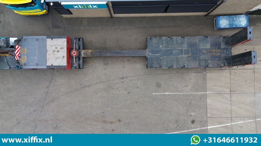 Faymonville 2-ass. Uitschuifbare semi dieplader met dubbele hydr. Kleppen / 2x gestuurd - Нискорамна площадка полуремарке: снимка 3 Faymonville 2-ass. Uitschuifbare semi dieplader met dubbele hydr. Kleppen / 2x gestuurd - Нискорамна площадка полуремарке: снимка 3