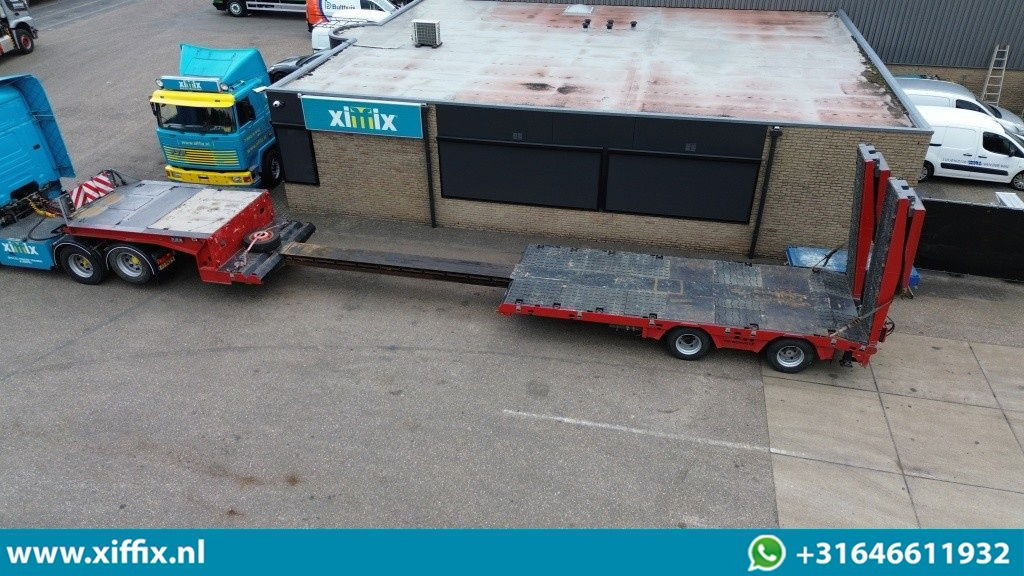 Faymonville 2-ass. Uitschuifbare semi dieplader met dubbele hydr. Kleppen / 2x gestuurd - Нискорамна площадка полуремарке: снимка 2 Faymonville 2-ass. Uitschuifbare semi dieplader met dubbele hydr. Kleppen / 2x gestuurd - Нискорамна площадка полуремарке: снимка 2