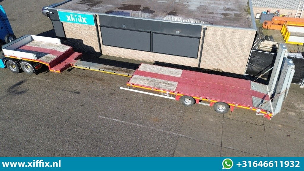 Faymonville 2-ass. Uitschuifbare semi dieplader met dubbele hydr. Kleppen / Nalo - Нискорамна площадка полуремарке: снимка 2 Faymonville 2-ass. Uitschuifbare semi dieplader met dubbele hydr. Kleppen / Nalo - Нискорамна площадка полуремарке: снимка 2