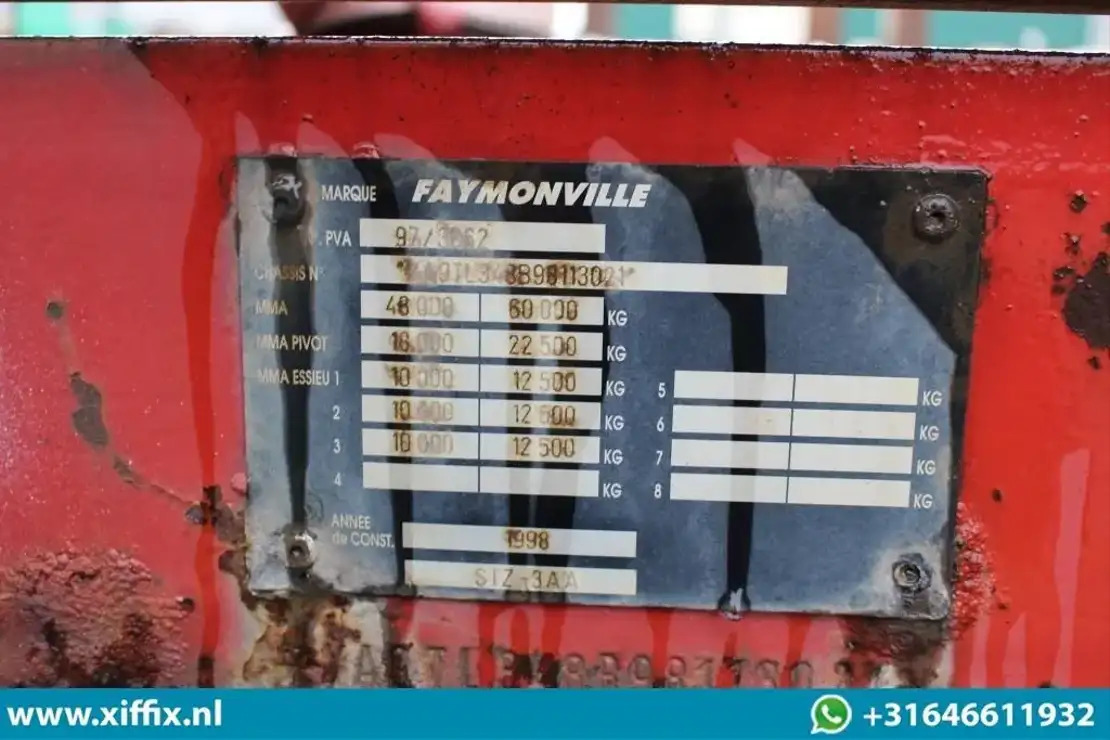 Нискорамна площадка полуремарке Faymonville 3-ass. dubbel 2x uitschuifbare Semi-Dieplader / 3x gestuurd / 13607: снимка 13