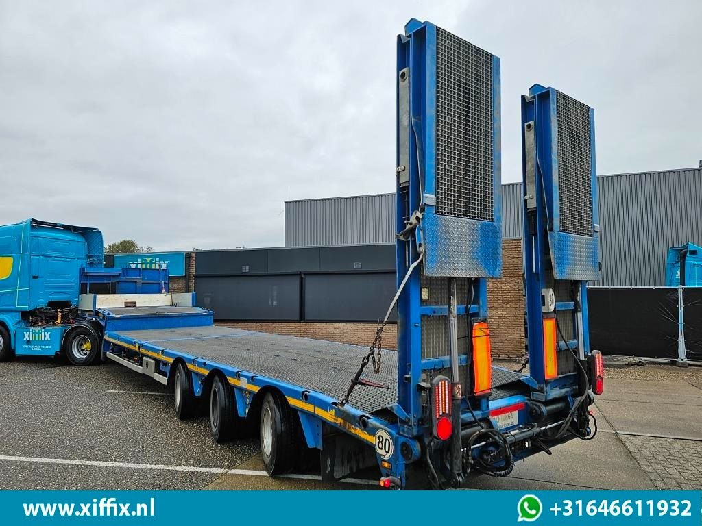 Faymonville TE Huur 3-ass. Semi dieplader met dubbele hydr. Kleppen en hydr. Ver - Нискорамна площадка полуремарке: снимка 4 Faymonville TE Huur 3-ass. Semi dieplader met dubbele hydr. Kleppen en hydr. Ver - Нискорамна площадка полуремарке: снимка 4