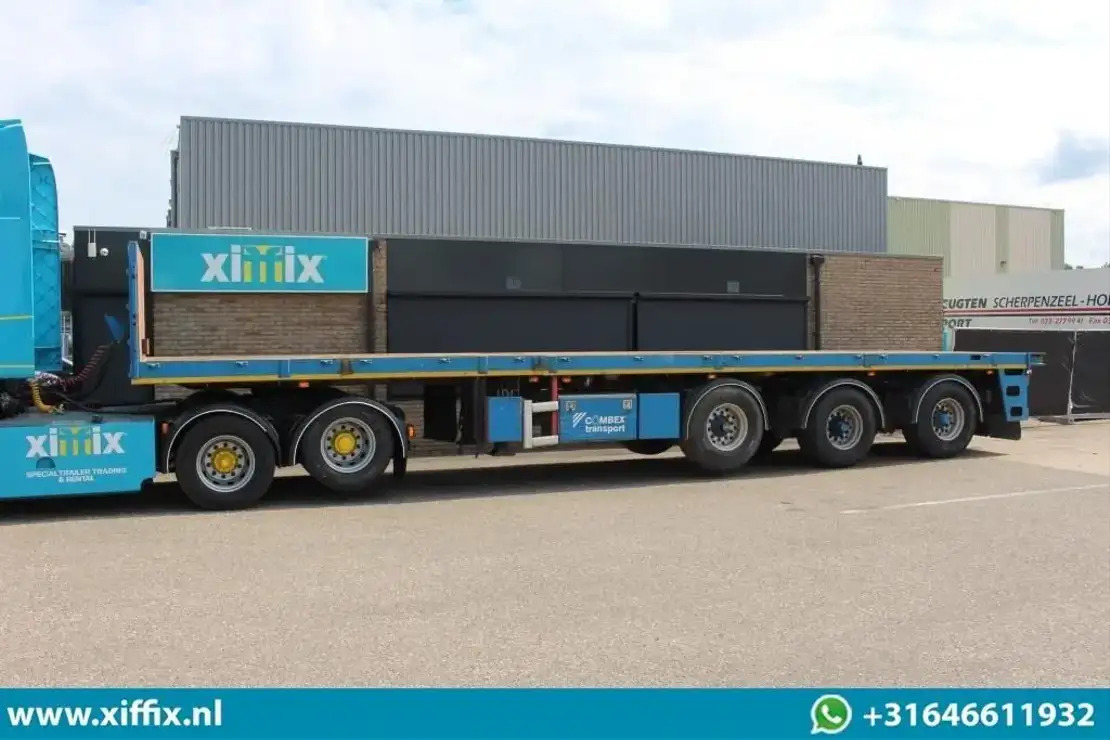 Floor 3-ass. Vlakke uitschuifbare oplegger / 2x gestuurd / 13908 - Бордово полуремарке/ Платформа: снимка 5 Floor 3-ass. Vlakke uitschuifbare oplegger / 2x gestuurd / 13908 - Бордово полуремарке/ Платформа: снимка 5