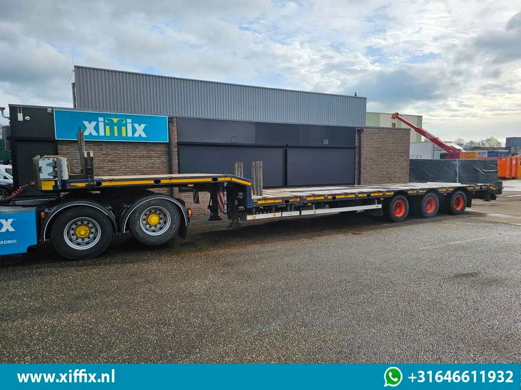 HRD 3-ass. Uitschuifbare Semi dieplader / 1x naloop gestuurd - Нискорамна площадка полуремарке: снимка 5 HRD 3-ass. Uitschuifbare Semi dieplader / 1x naloop gestuurd - Нискорамна площадка полуремарке: снимка 5