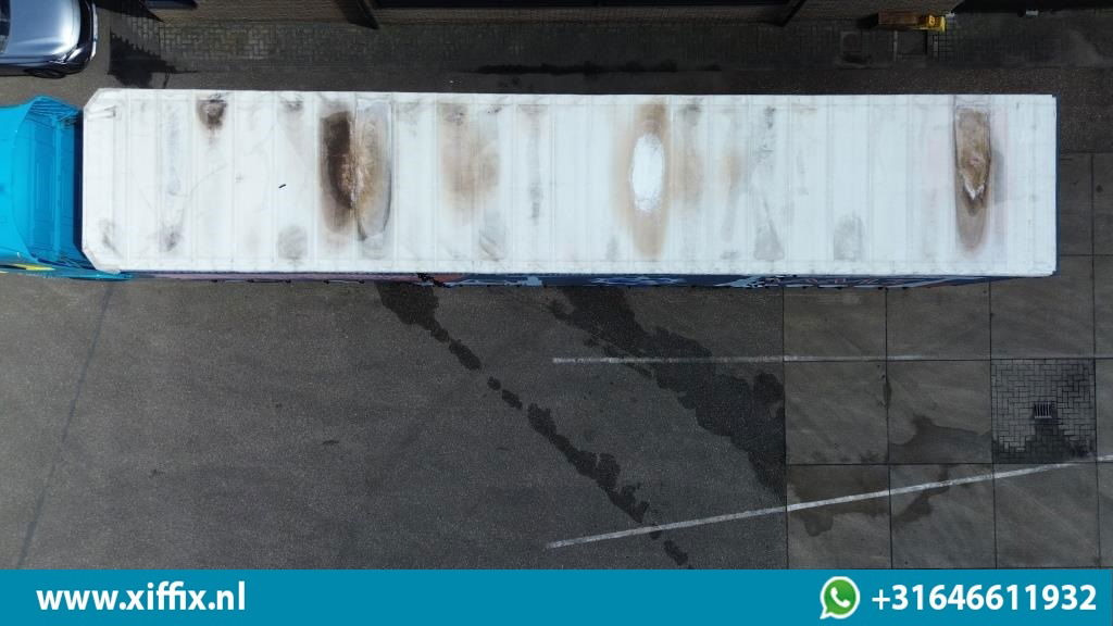 Meusburger 3-ass. Dieplader met huifopbouw / Naloop gestuurd - Нискорамна площадка полуремарке: снимка 3 Meusburger 3-ass. Dieplader met huifopbouw / Naloop gestuurd - Нискорамна площадка полуремарке: снимка 3