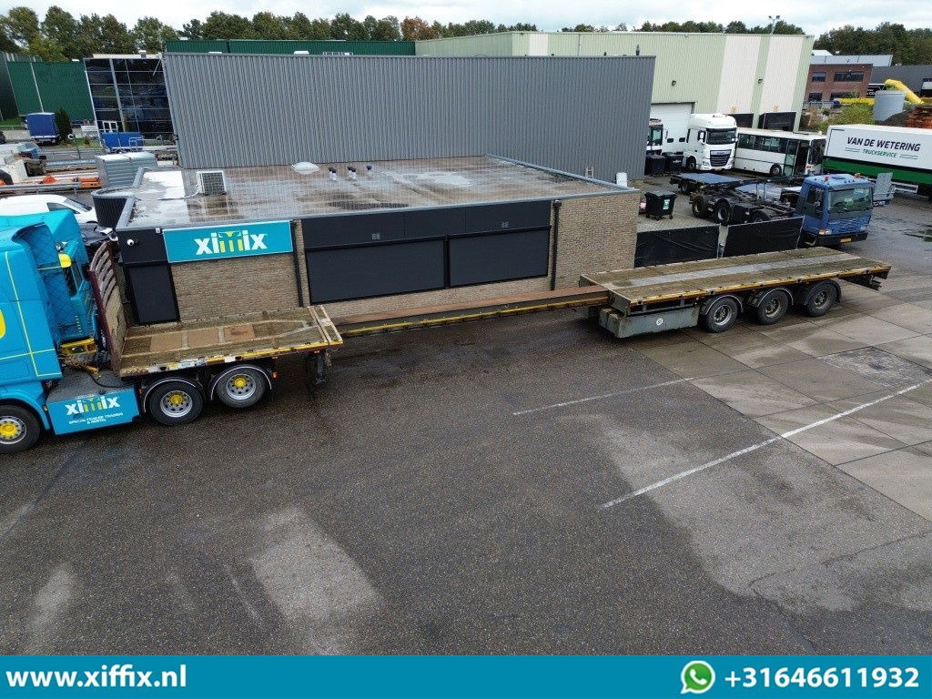 Meusburger 3-ass. Vlakke uitschuifbare oplegger / 3x gestuurd - Бордово полуремарке/ Платформа: снимка 1 Meusburger 3-ass. Vlakke uitschuifbare oplegger / 3x gestuurd - Бордово полуремарке/ Платформа: снимка 1