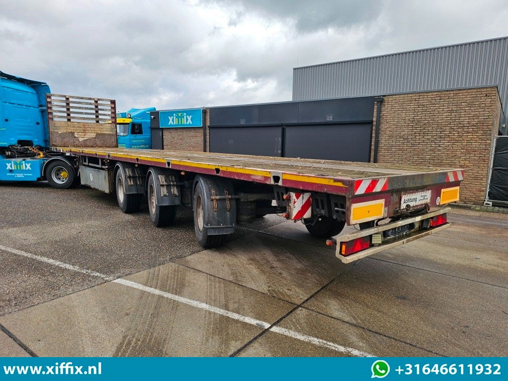 Meusburger 3-ass. Vlakke uitschuifbare oplegger / 3x gestuurd - Бордово полуремарке/ Платформа: снимка 4 Meusburger 3-ass. Vlakke uitschuifbare oplegger / 3x gestuurd - Бордово полуремарке/ Платформа: снимка 4