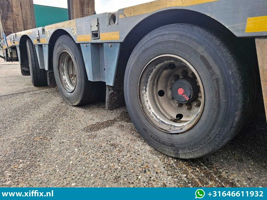 Nooteboom 3-ass. Semi dieplader met hydr. Kleppen / Naloop gestuurd - Нискорамна площадка полуремарке: снимка 5 Nooteboom 3-ass. Semi dieplader met hydr. Kleppen / Naloop gestuurd - Нискорамна площадка полуремарке: снимка 5