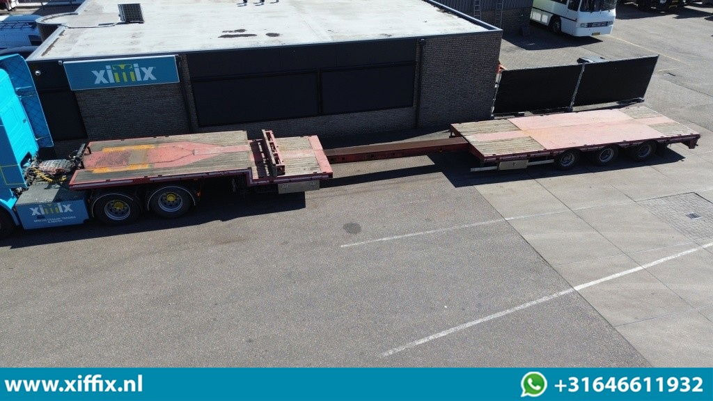 Nooteboom 3-ass. Uitschuifbare Mega semi dieplader / 3x gestuurd - Нискорамна площадка полуремарке: снимка 1 Nooteboom 3-ass. Uitschuifbare Mega semi dieplader / 3x gestuurd - Нискорамна площадка полуремарке: снимка 1