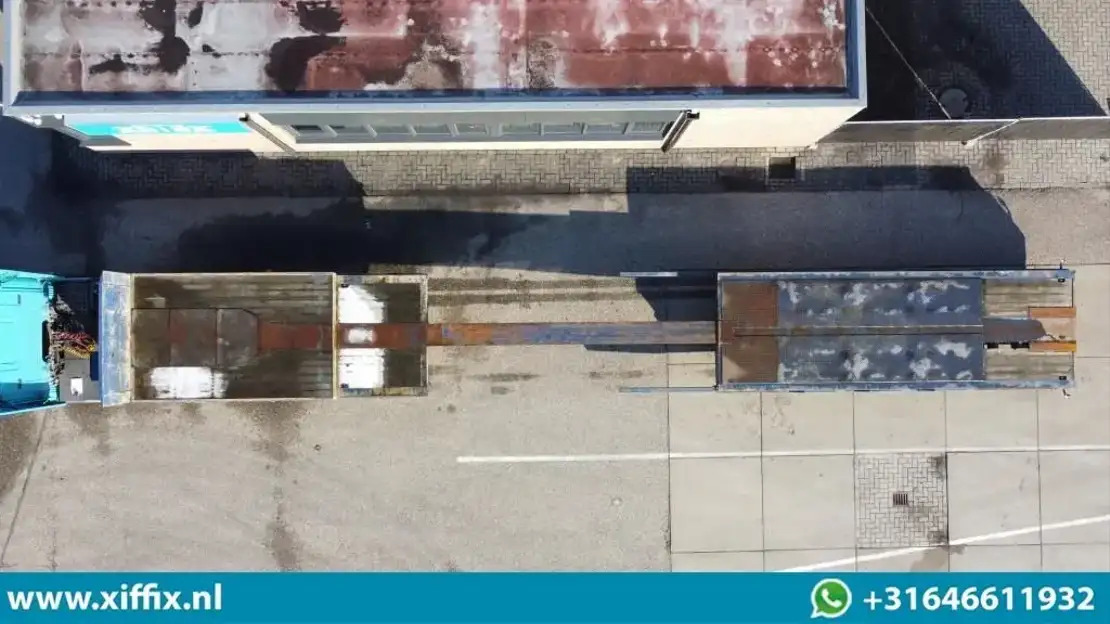 Nooteboom 3-ass. Uitschuifbare semi dieplader / 3x gestuurd - Нискорамна площадка полуремарке: снимка 2 Nooteboom 3-ass. Uitschuifbare semi dieplader / 3x gestuurd - Нискорамна площадка полуремарке: снимка 2