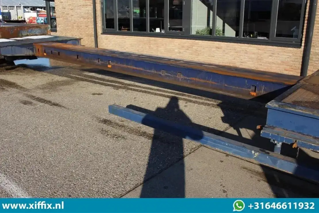 Nooteboom 3-ass. Uitschuifbare semi dieplader / 3x gestuurd - Нискорамна площадка полуремарке: снимка 5 Nooteboom 3-ass. Uitschuifbare semi dieplader / 3x gestuurd - Нискорамна площадка полуремарке: снимка 5